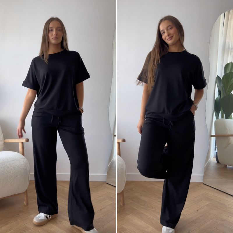 Camisola com calças a condizer